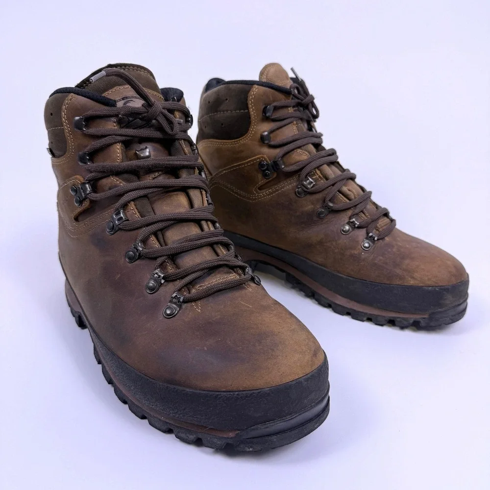 Cabela's Meindl Hiking Boots Pflege II Mens 13 EE Vibram Leather GoreTex Hunting